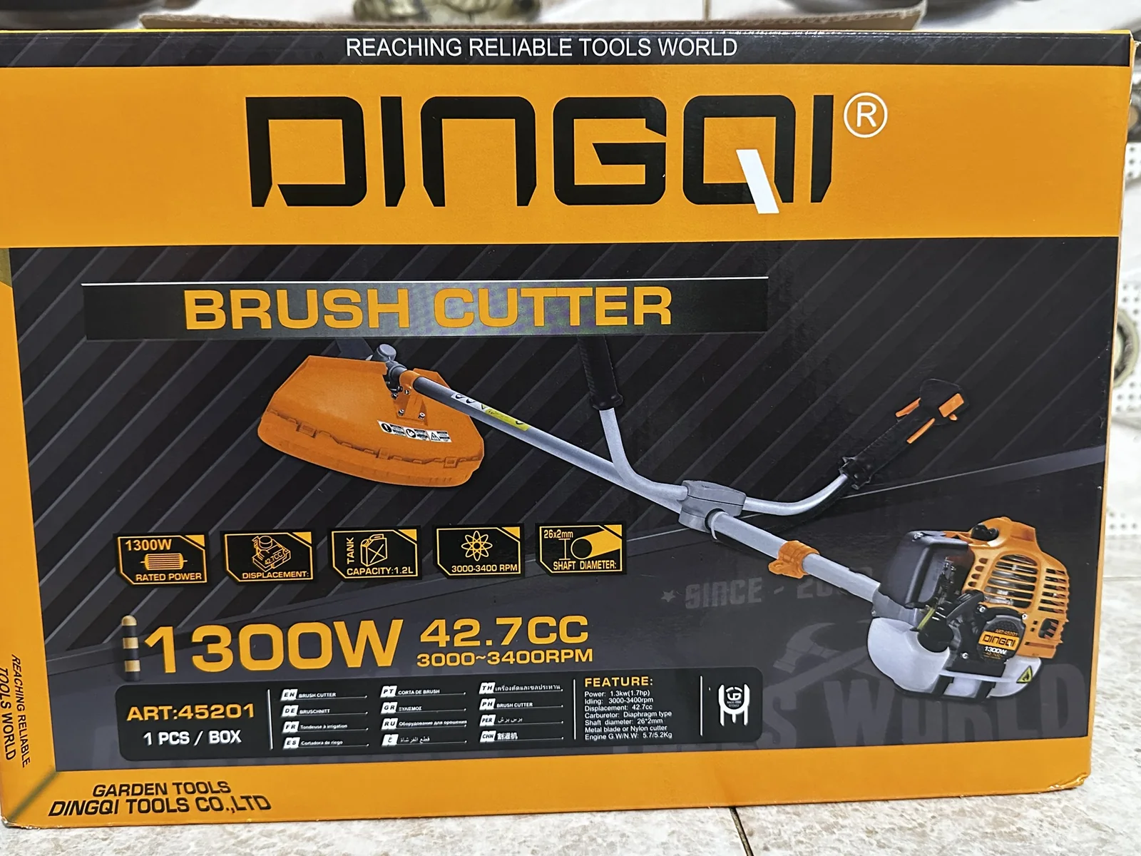 علبة DINGQI Brush Cutter 45201 والمواصفات